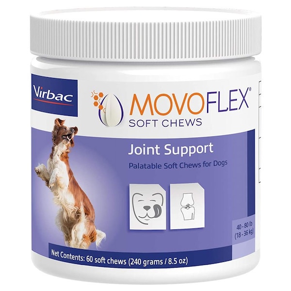 Movoflex PHV Soft Chews Joint Support, Dogs, 40-80lb, 60PK 21273682 - main